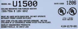 Sample Product Label